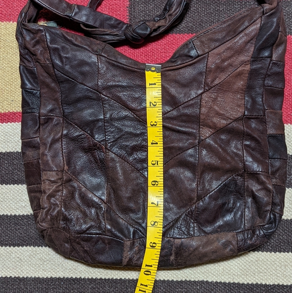 Buttery Soft Patchwork Leather Bag - image 2